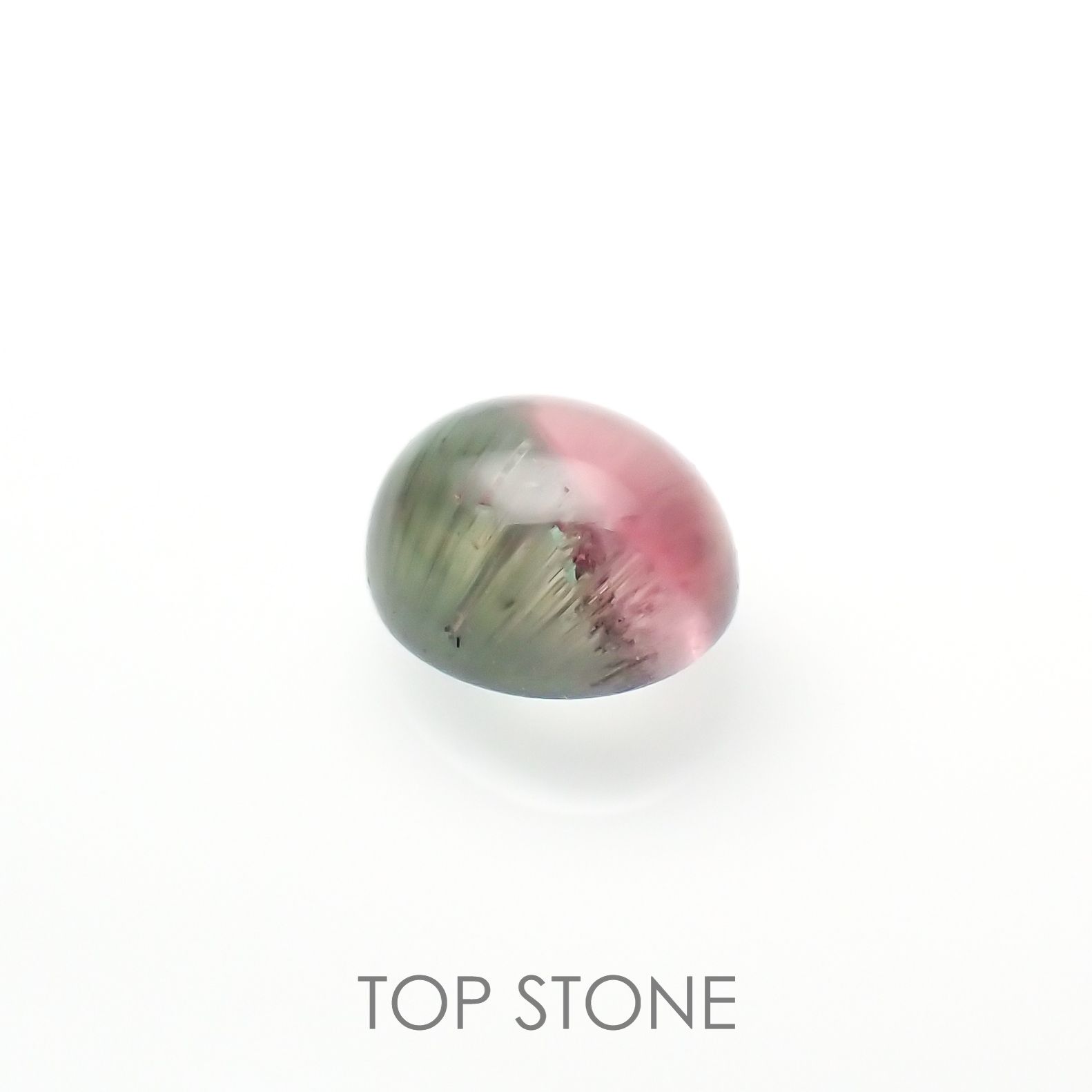 バイカラートルマリンキャッツアイ ブラジル産 0.36ct[221018611]4.5x3.6mm前後