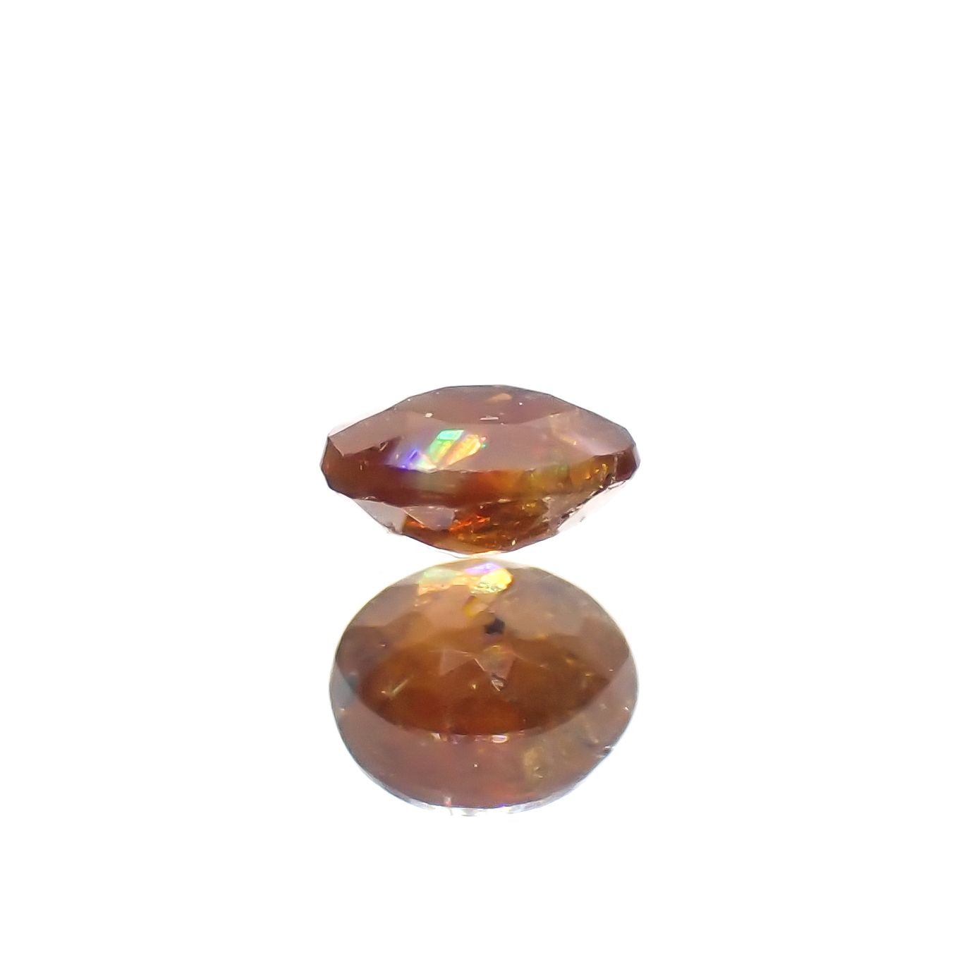 レインボーガーネット 日本・奈良県天川村産 0.18ct[230521958]3.4x3.3mm前後