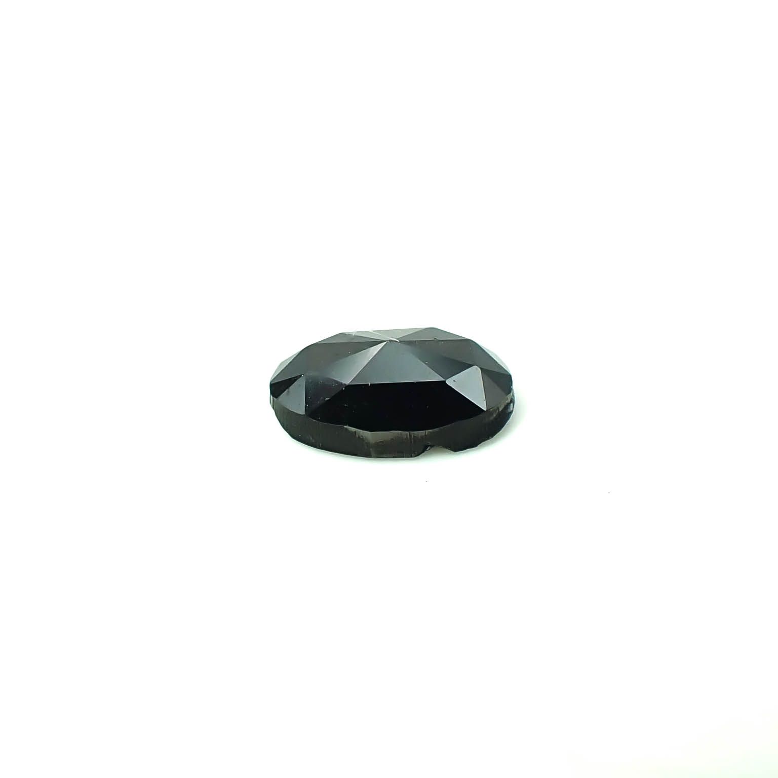 ◇ローズカット◇ブラックダイヤモンド ジンバブエ産 0.51ct / 6.2x4.2mm前後 [251131328]