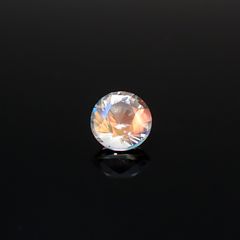 レインボームーンストーン マダガスカル産 0.85ct / 6.1x6.1mm前後 [260632388]