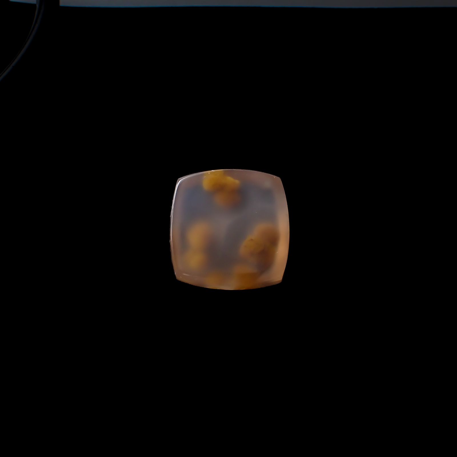 ユニークアゲート ブラジル産 15.28ct[240427214]17x16.7mm前後