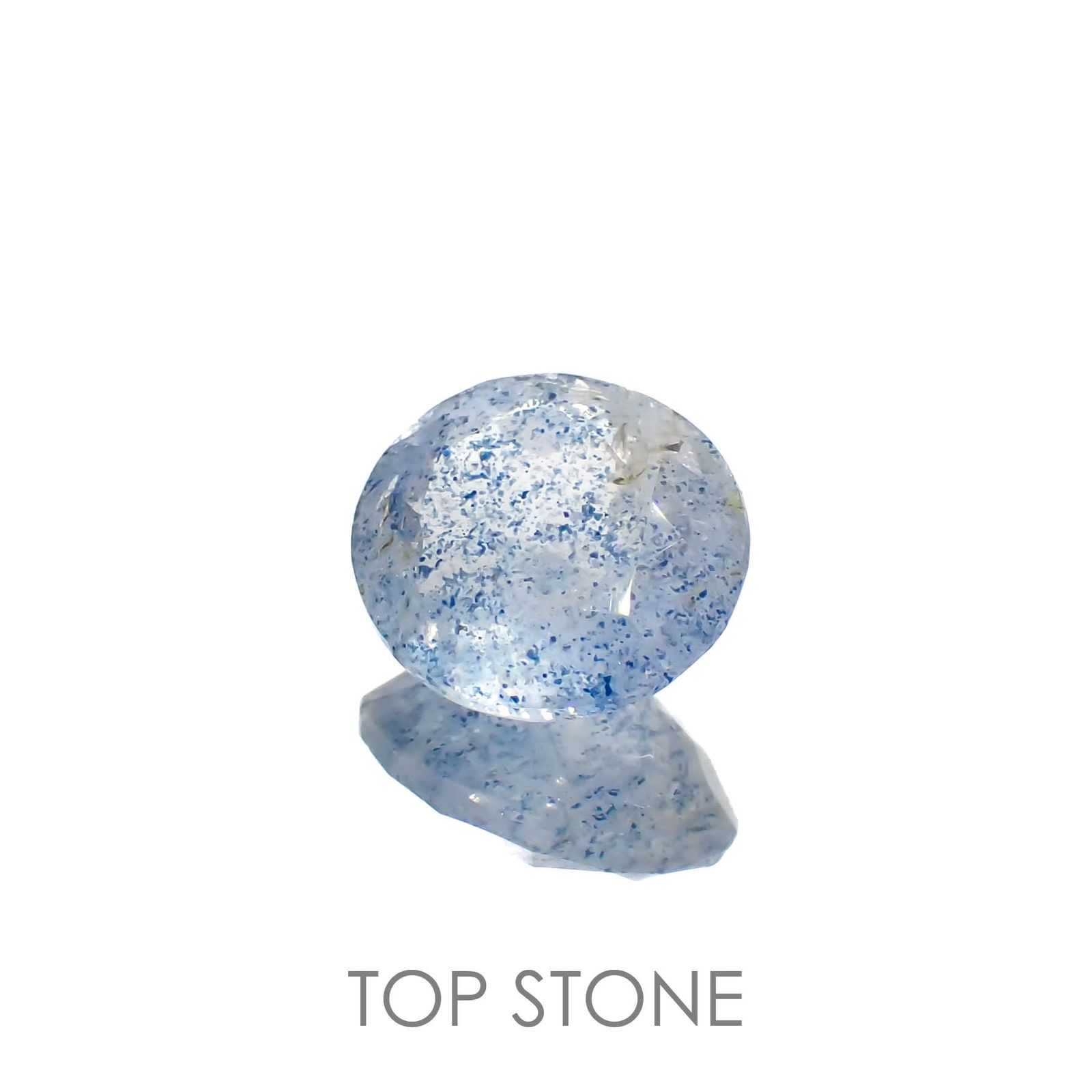 ラズライトインクォーツ アフガニスタン産 1.96ct[221219667]9.4x8.2mm前後