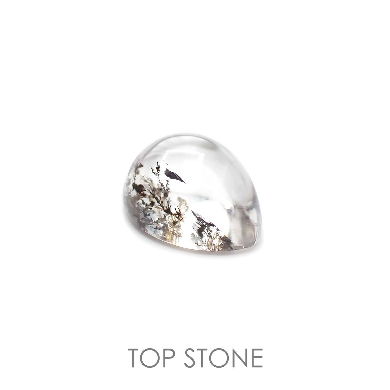 デンドリチッククォーツ ブラジル産 ルース 2.32ct[210610877]10×8mm前後