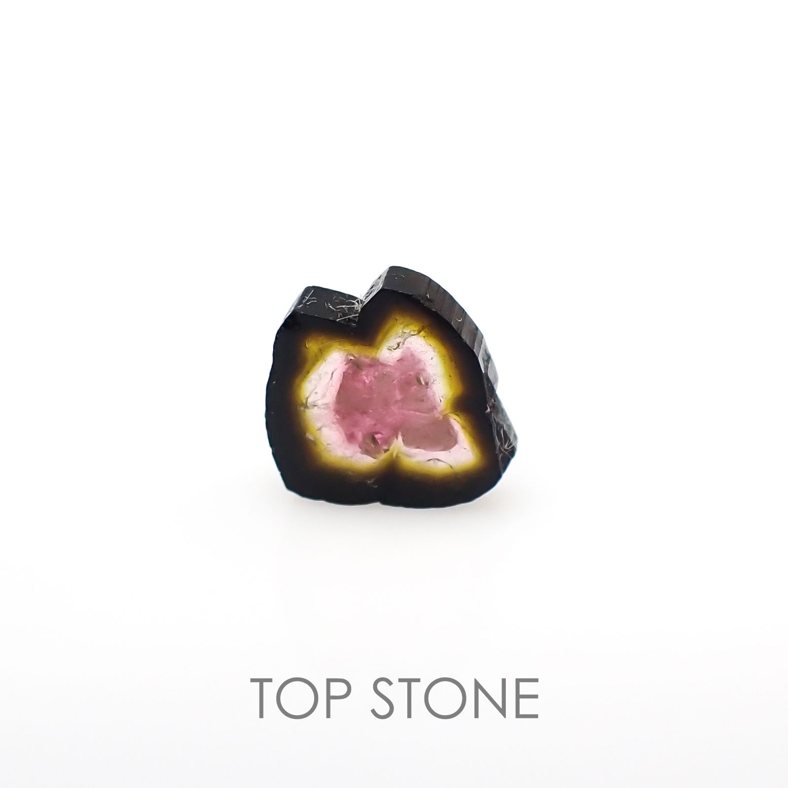 ウォーターメロントルマリン ブラジル産 原石・結晶 2.71ct[20095321]9.6×9.3mm前後