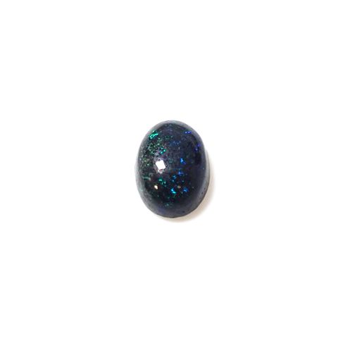 ブラックマトリックスオパール(宝石名オパール/加熱処理)オーストラリア産 1.81ct 識別済[250330130]9.3x6.9mm前後