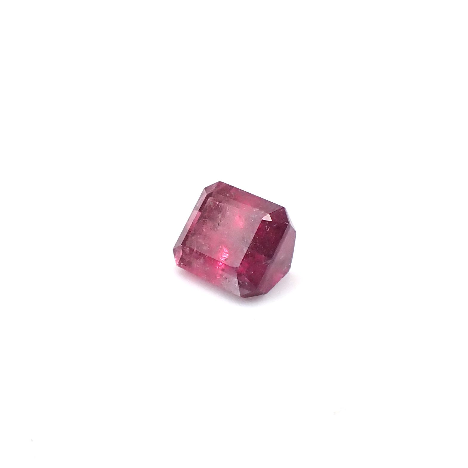 バイカラートルマリン アフガニスタン産 1.81ct / 6.8x6.2mm前後 [260231750]