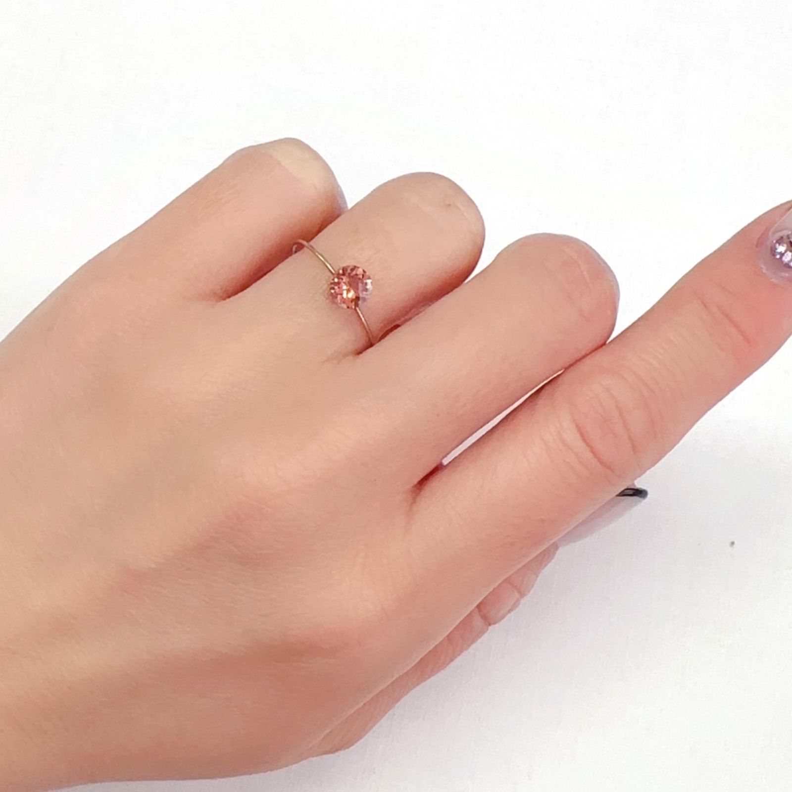 ◇チェッカーカット◇アンデシン(宝石名アンデシン/ラブラドライト)チベット産 0.43ct 識別済[240225964]5.6x5.5mm前後