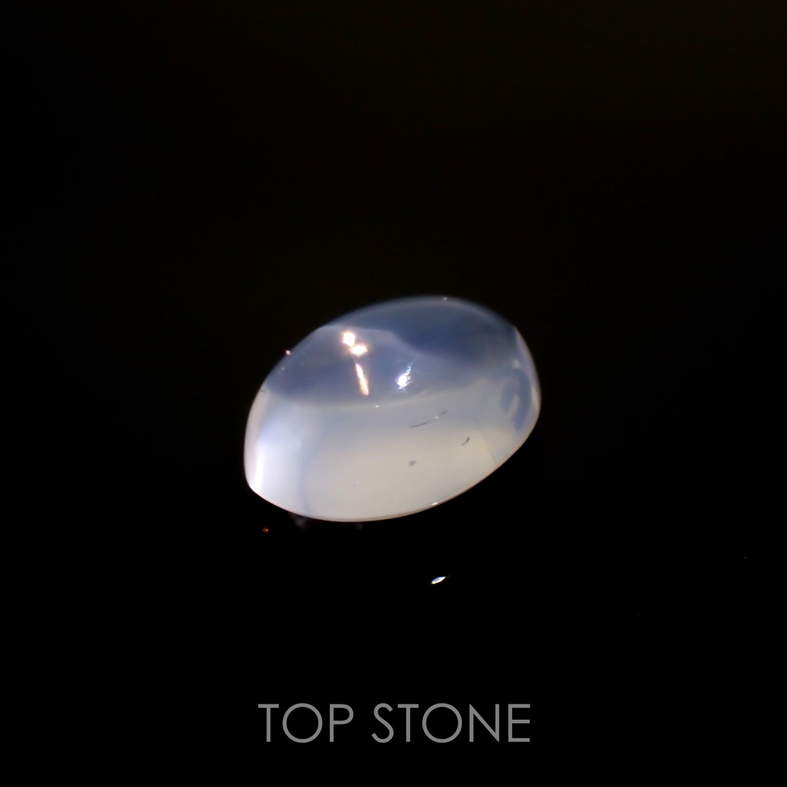 ムーンストーン(宝石名ムーンストーン)インド/スリランカ産 1.36ct 識別済[211113662]8x6.2mm前後