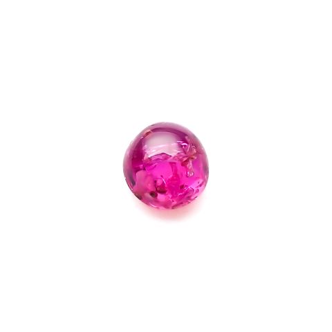 ルビー 非加熱(宝石名ルビー)ビルマ産 0.53ct 識別済[240628063]4.6x4.2mm前後