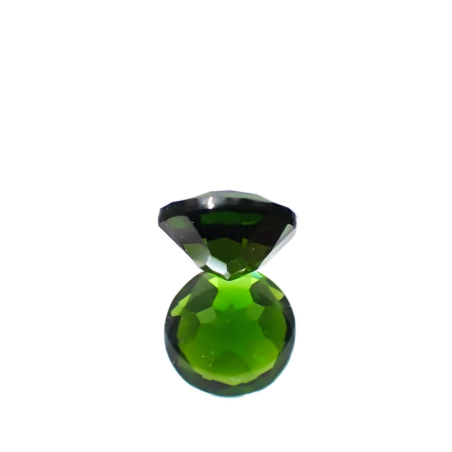 クロムダイオプサイド(宝石名クロム・ダイオプサイド)ロシア産 0.57ct 識別済[250430279]5.1x5mm前後