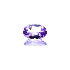 バイオレットゾイサイト(宝石名バイオレット・ゾイサイト)タンザニア産 0.447ct ソ付(彩珠)[231124107]6.1x4mm前後