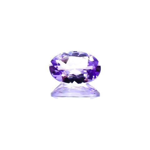 バイオレットゾイサイト(宝石名バイオレット・ゾイサイト)タンザニア産 0.447ct ソ付(彩珠)[231124107]6.1x4mm前後