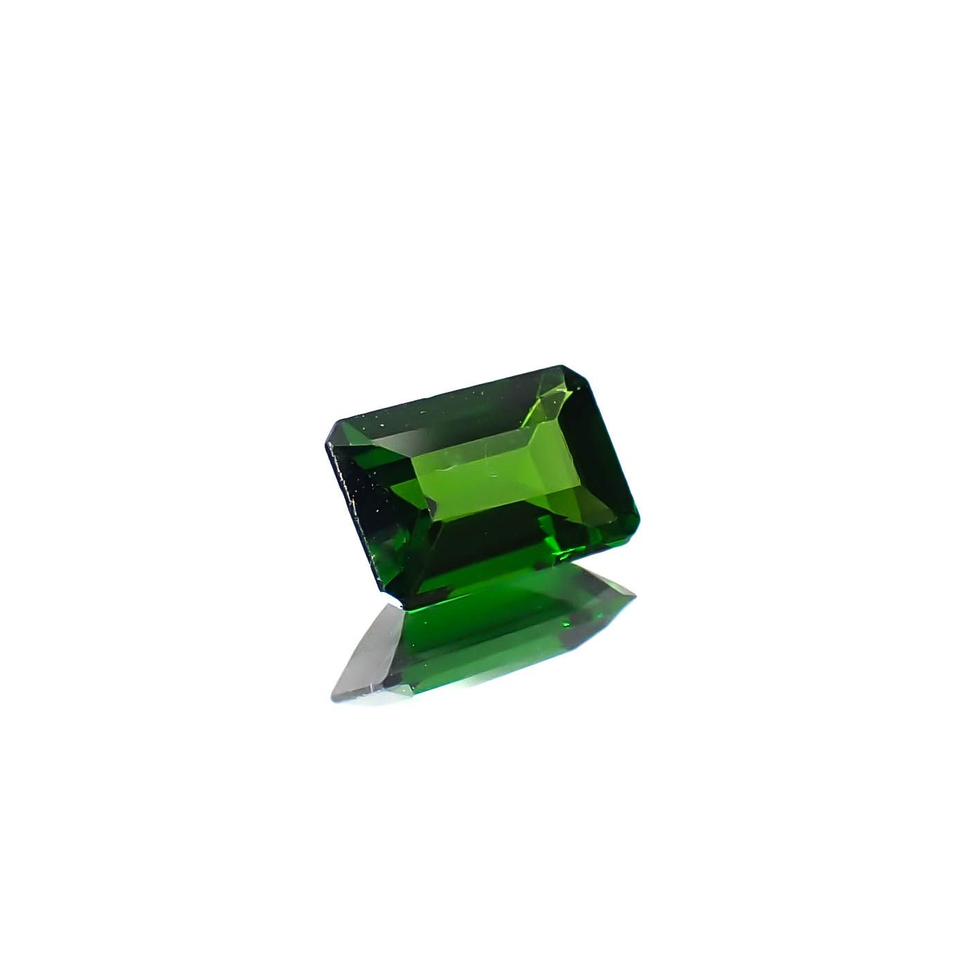 クロムダイオプサイド(宝石名クロム・ダイオプサイド)ロシア産 0.51ct 識別済[250430281]5.9x4mm前後