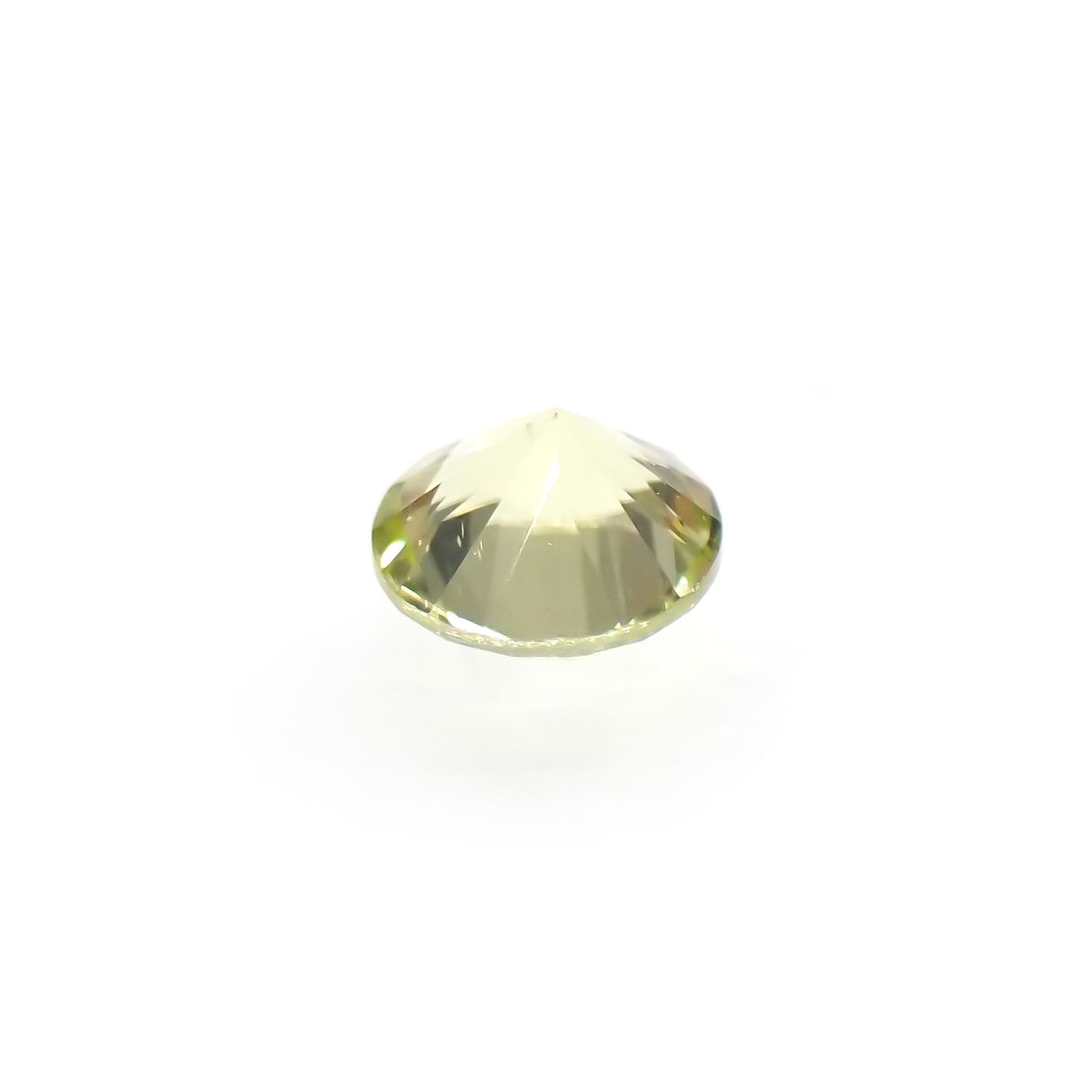 パラサイティックペリドット(宝石名ペリドット)採取地：ロシア 0.091ct 識別済[220616231]2.7x2.7mm前後