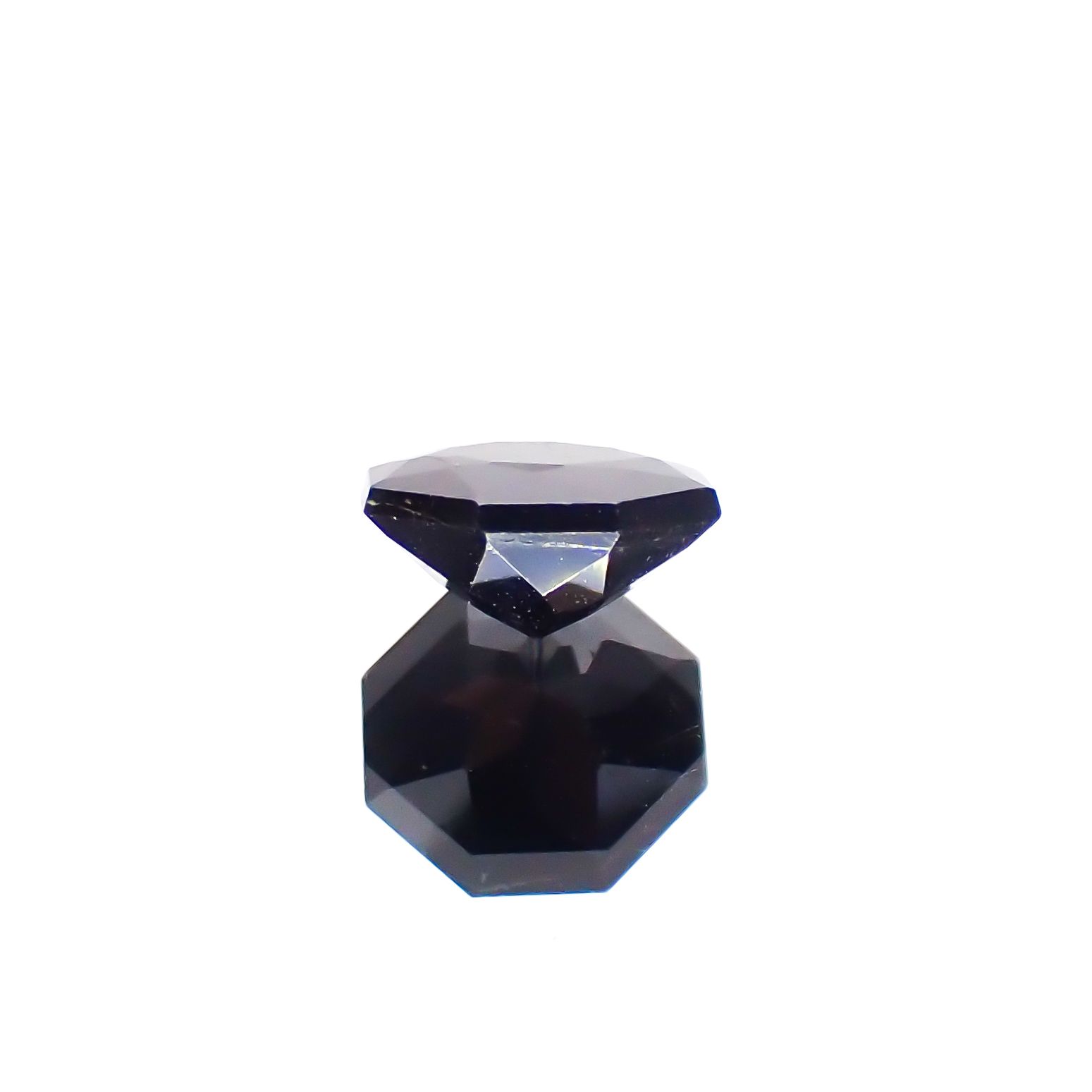 ◇オクタゴンカット◇ルチル単結晶 ブラジル産 1.46ct[230722741]6.8x6.7mm前後