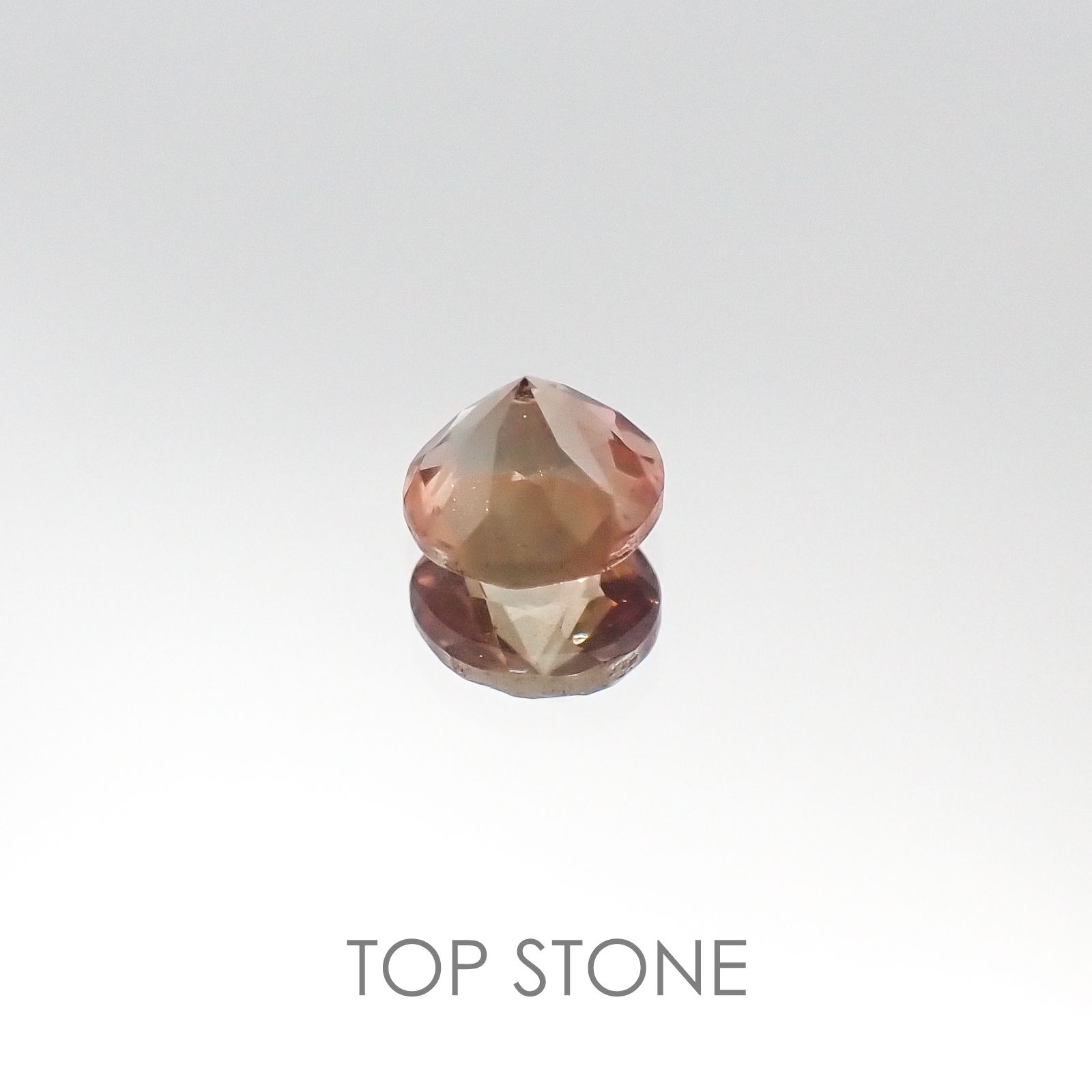バイカラーオレゴンサンストーン アメリカ産 ルース 0.47ct[20095059]5×5mm前後