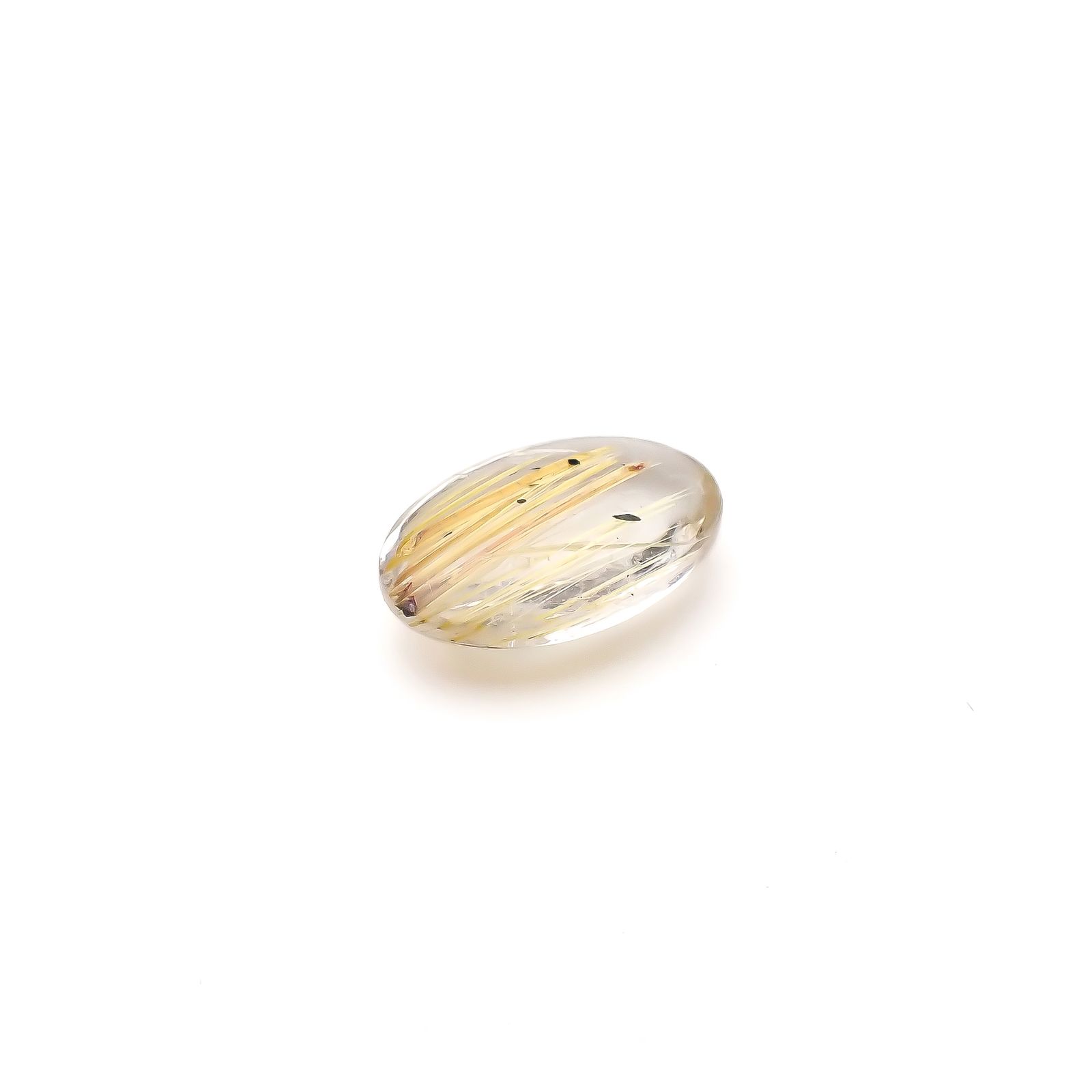 タイチンルチルクオーツ ブラジル産 3.94ct[240427318]14x9mm前後