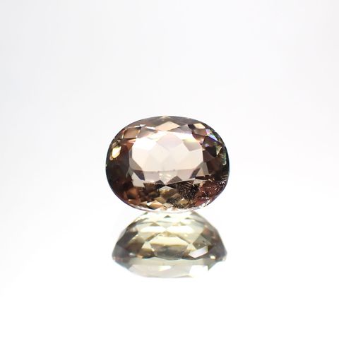 カラーチェンジ ダイアスポア(宝石名ダイアスポア(カラーチェンジ・タイプ))トルコ産 2.122ct ソ付(彩珠)[231124160]8x6.6mm前後