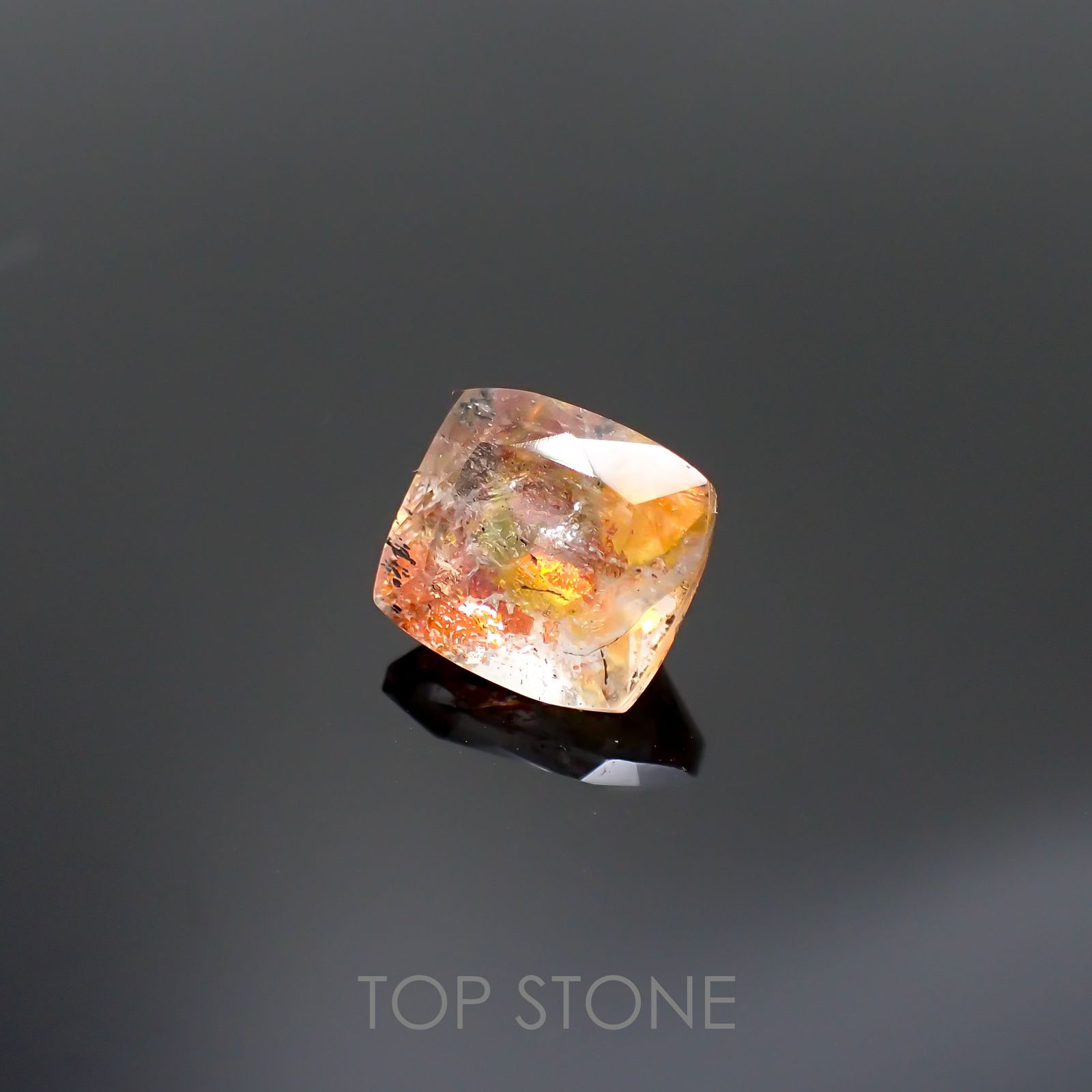 オーロラクォーツ ブラジル・ミナスジェライス産 2.20ct[220114384]8.3x7.6mm前後
