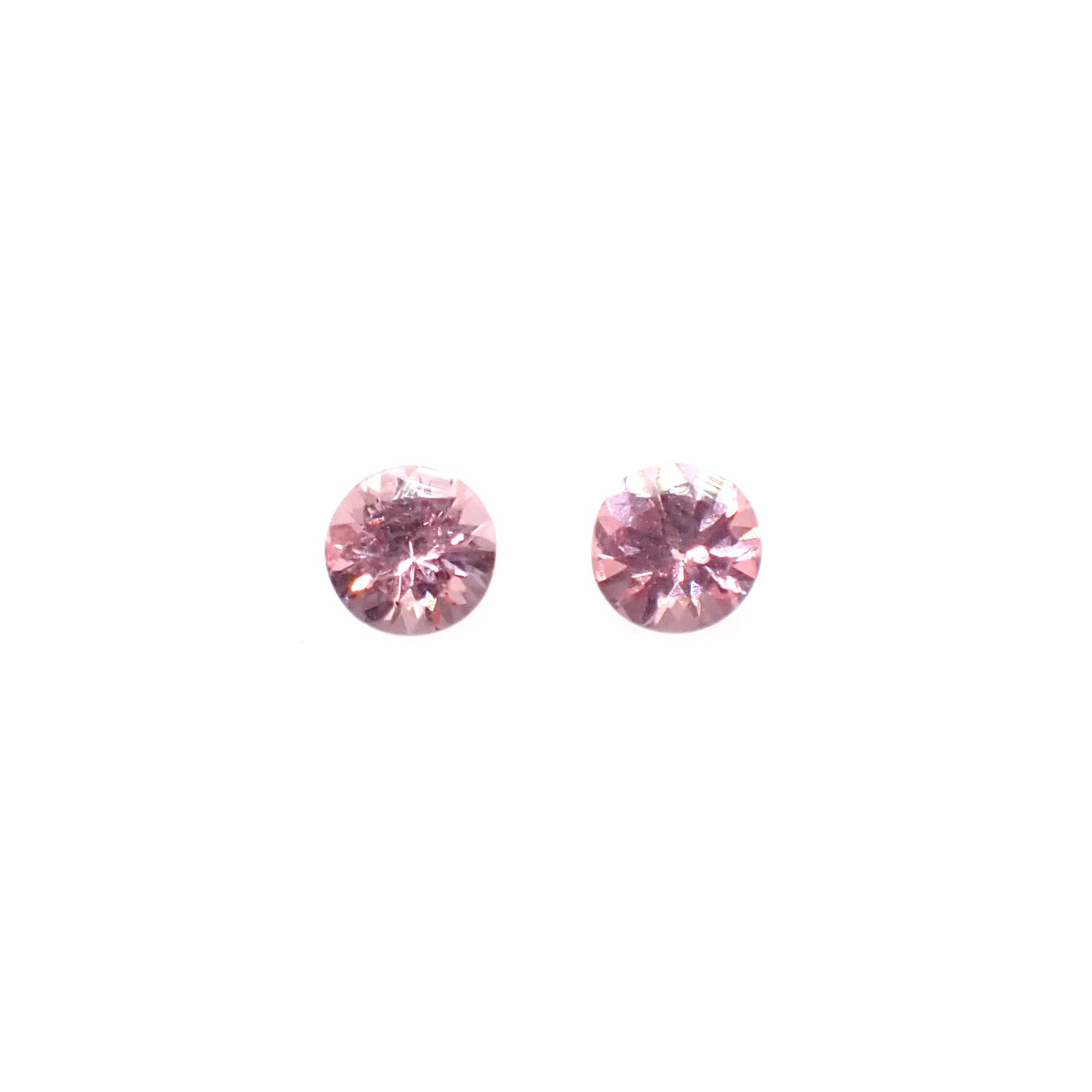 ◇ペアセット◇ピンクスピネル タンザニア産 0.47ct(2pcs合計) [250730792]3.6x3.6mm前後