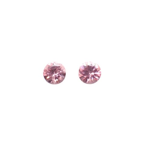 ◇ペアセット◇ピンクスピネル タンザニア産 0.47ct(2pcs合計) [250730792]3.6x3.6mm前後
