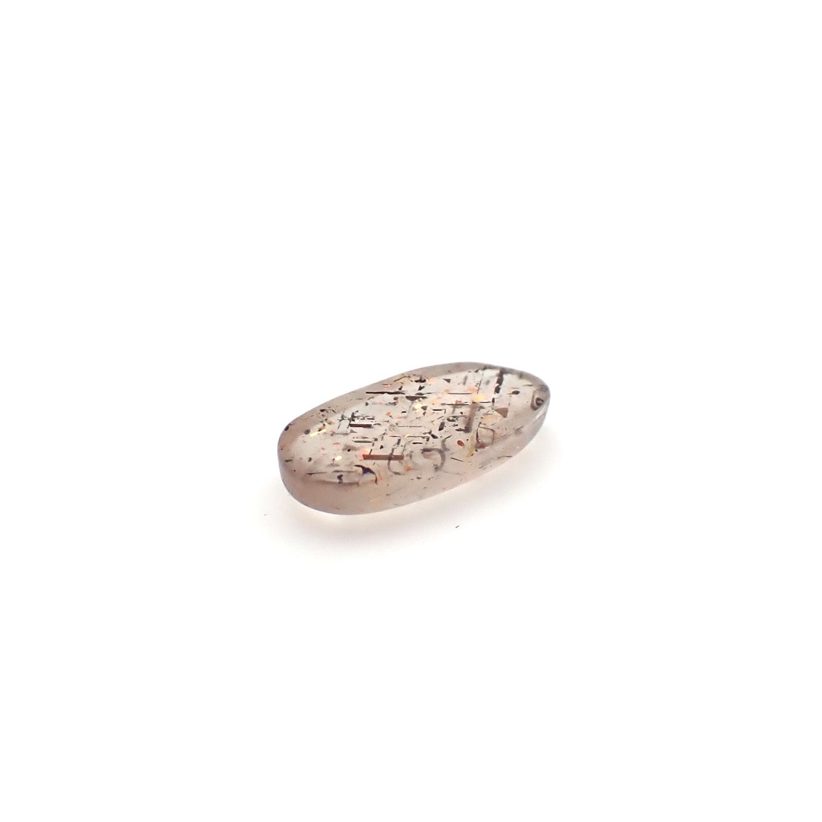 レインボーラティスサンストーン オーストラリア産 0.72ct / 9x4.6mm前後 [260632531]