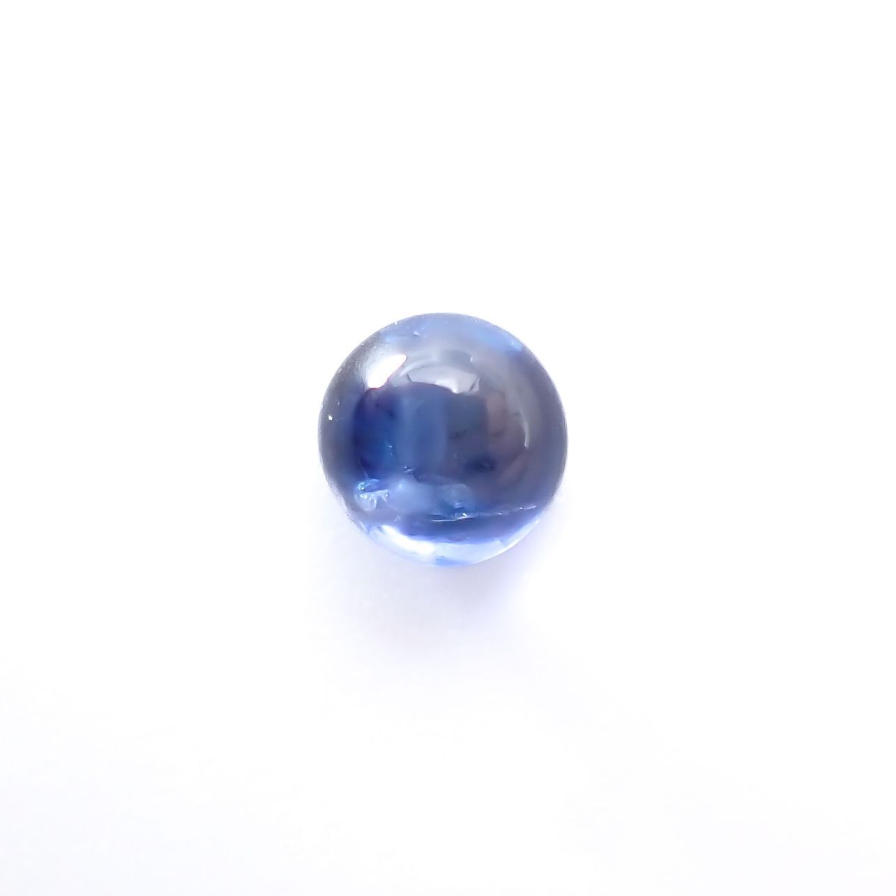 サファイア(宝石名ブルー・サファイア)スリランカ/マダガスカル産 0.86ct 識別済[220918148]5x4.9mm前後