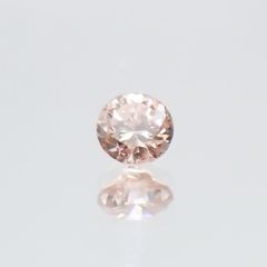 ピンクダイヤモンド SI-2 / FANCY LIGHT BROWN PINK ソーティング付 ルース 0.071ct[210611082]2.4×2.4mm前後