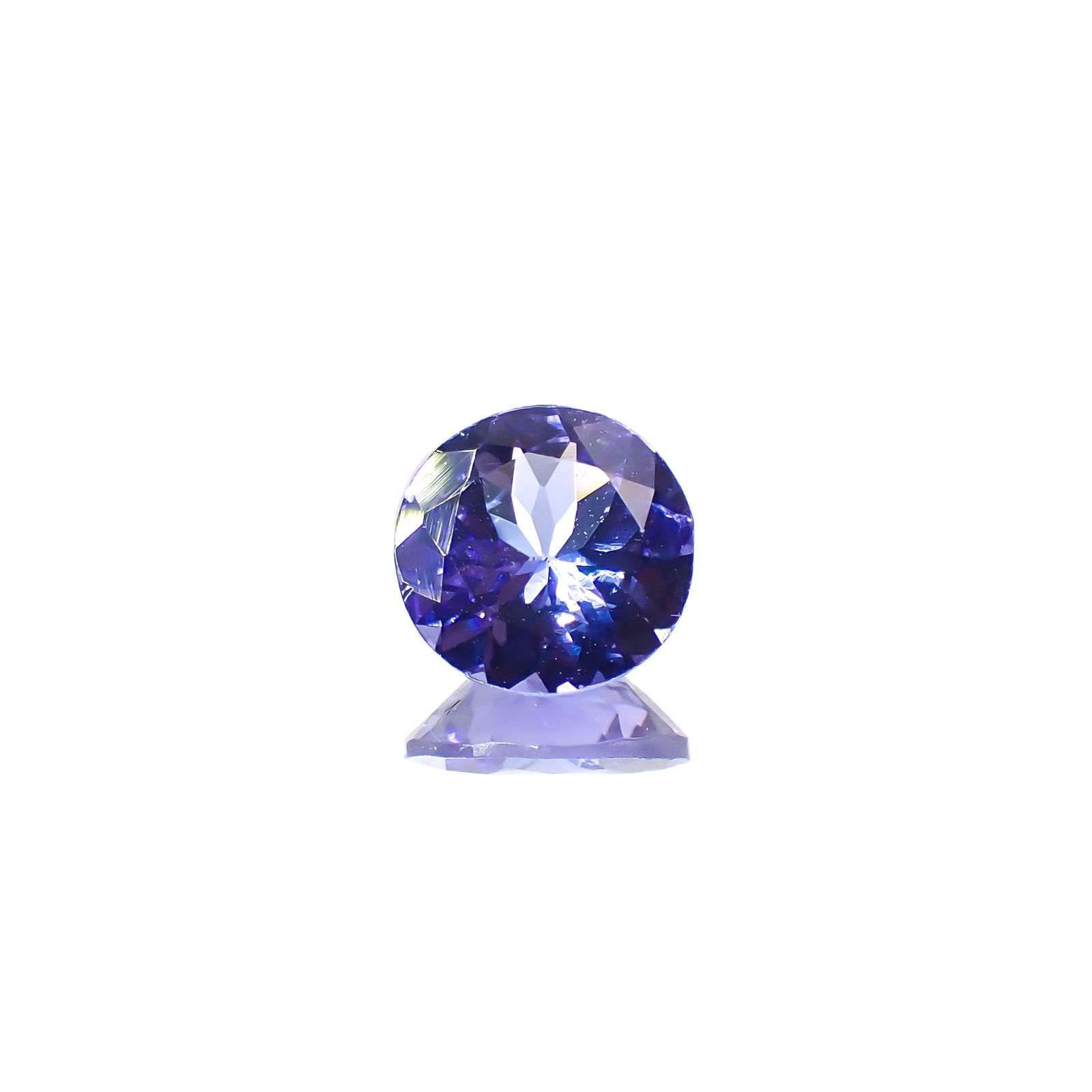 タンザナイト(宝石名タンザナイト)タンザニア産 0.68ct 識別済[240628331]5.9x5.9mm前後