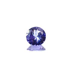 タンザナイト(宝石名タンザナイト)タンザニア産 0.68ct 識別済[240628331]5.9x5.9mm前後