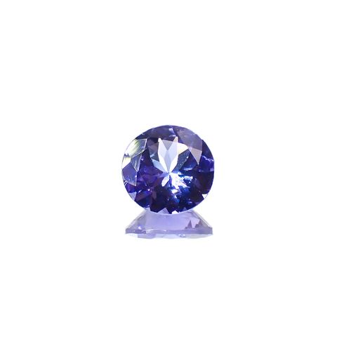 タンザナイト(宝石名タンザナイト)タンザニア産 0.68ct 識別済[240628331]5.9x5.9mm前後