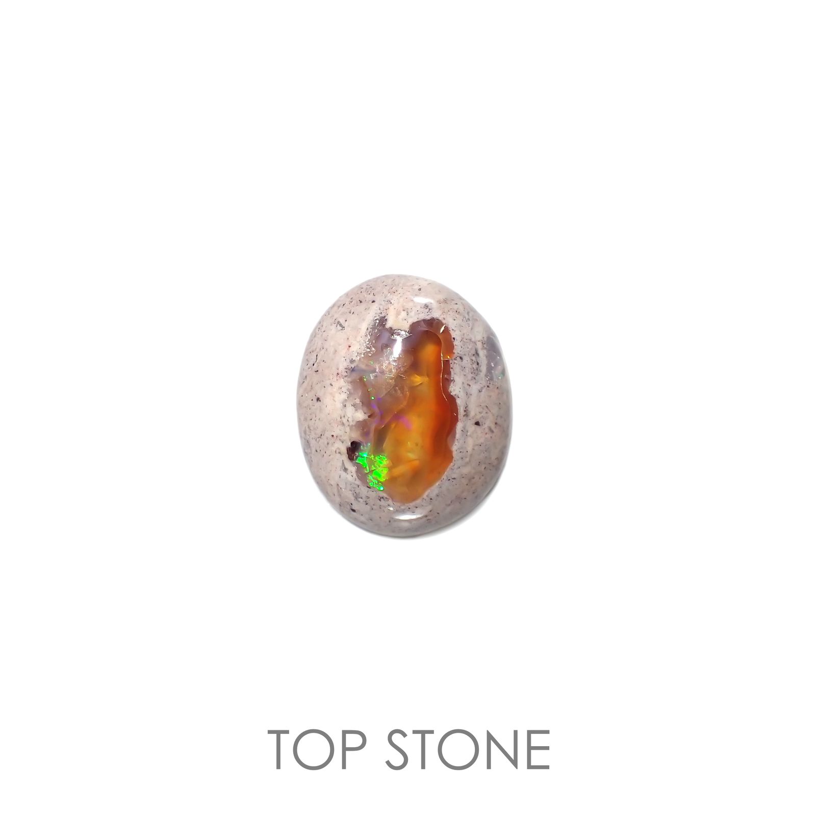 カンテラオパール メキシコ産 7.00ct[220115295]16.1x13.2mm前後