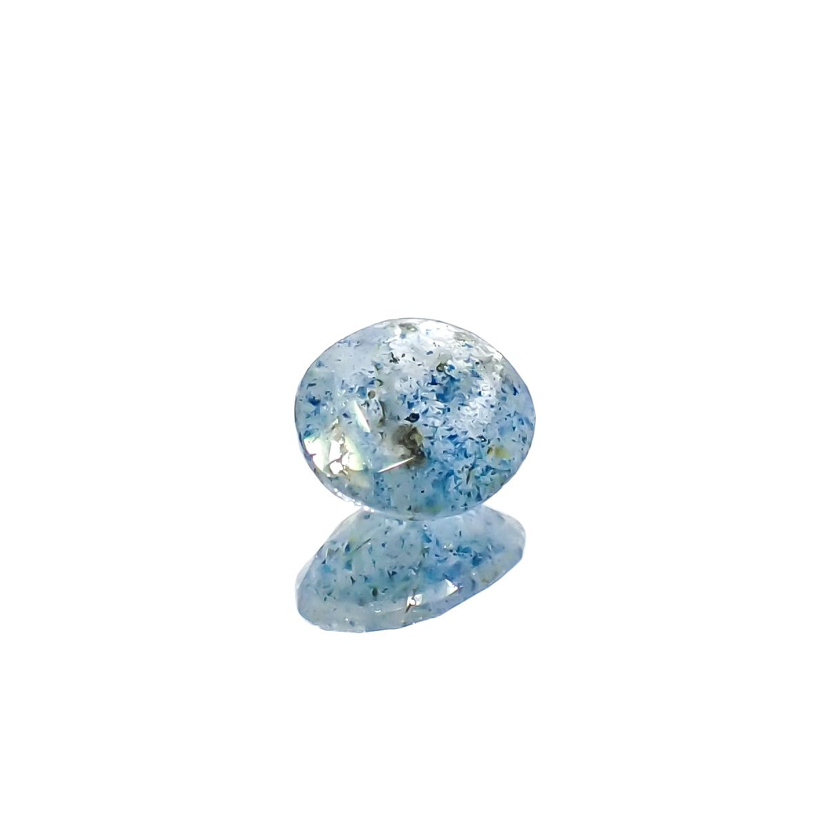 ラズライトインクォーツ アフガニスタン産 0.94ct[240125840]7.2x6.2mm前後