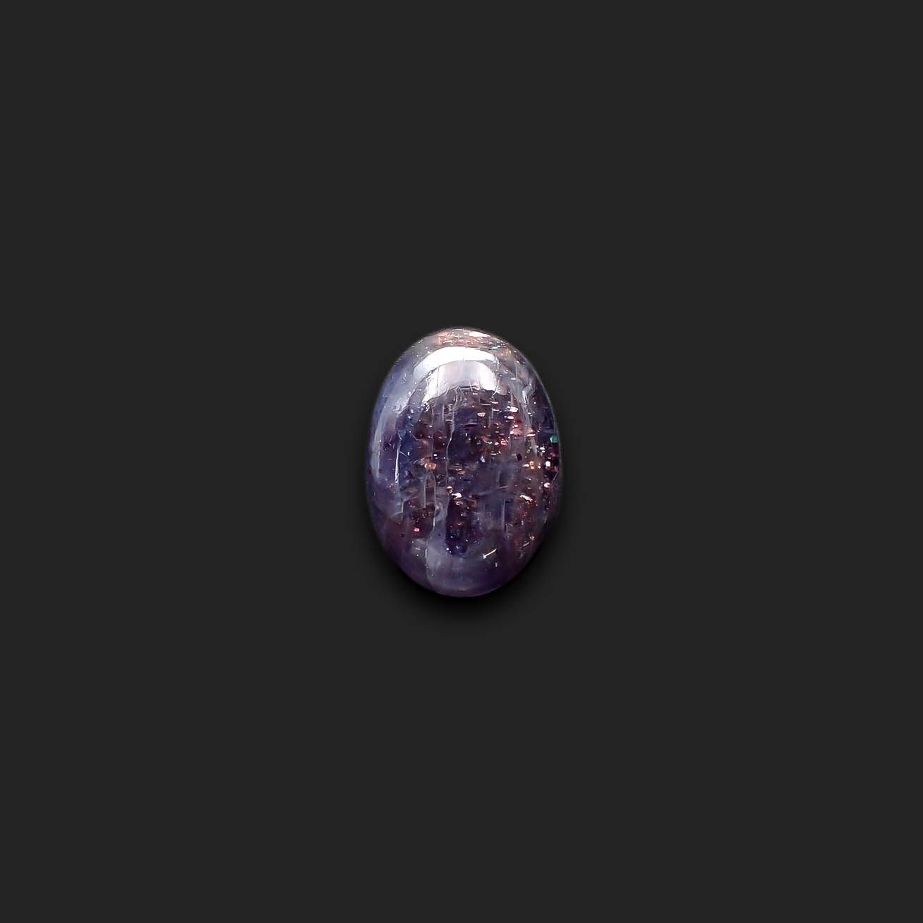 ブラッドショットアイオライト インド産 8.34ct[230622527]18.1x13.2mm前後