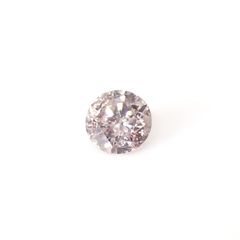 ピンクダイヤモンド(宝石名ダイアモンド I-1/FANCY LIGHT PINK) 0.092ct ソ付(CGL)[230120133]2.88x2.92mm前後