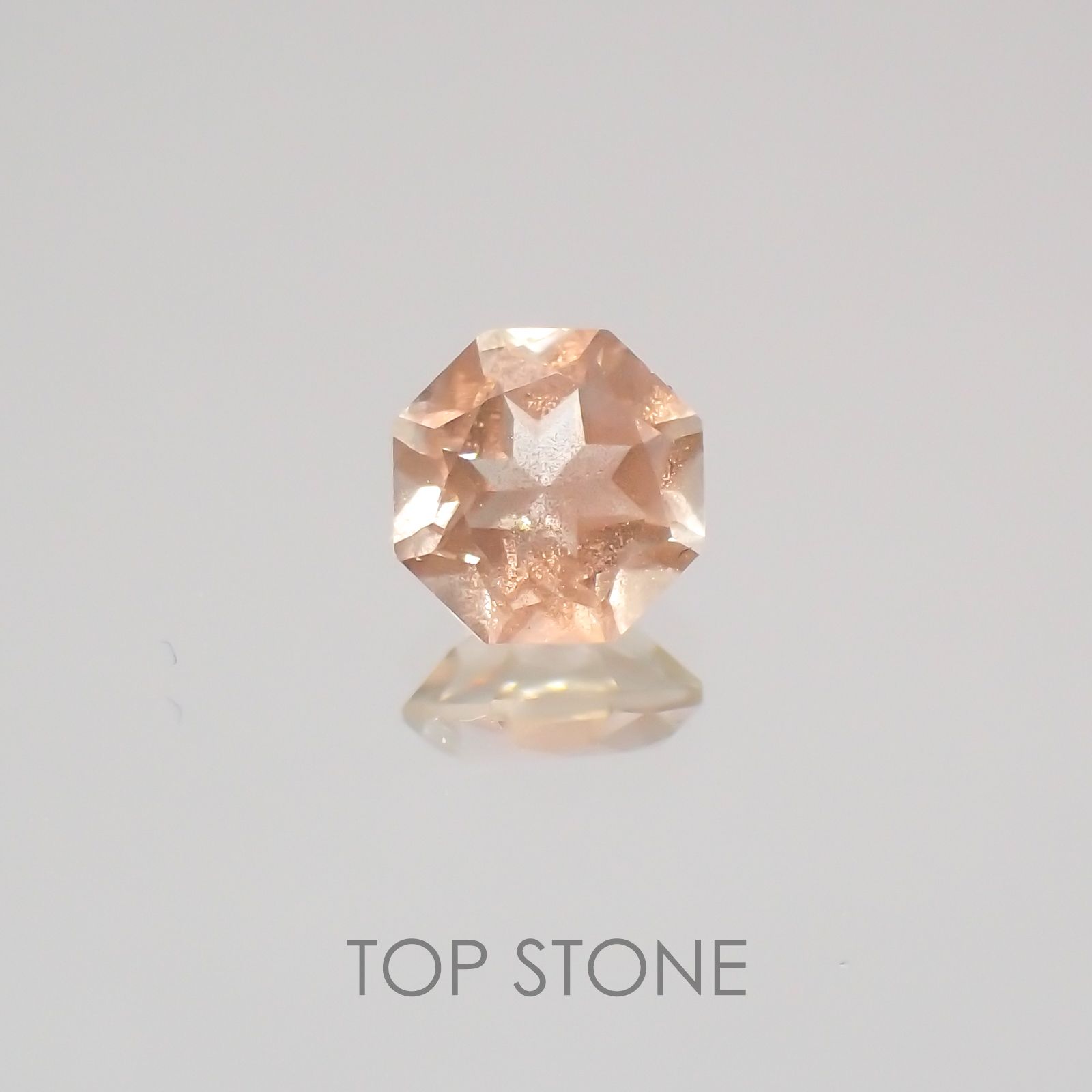 ◇オクタゴンカット◇オレゴンサンストーンSA  アメリカ産 ルース 0.45ct[210210039]5×5mm前後