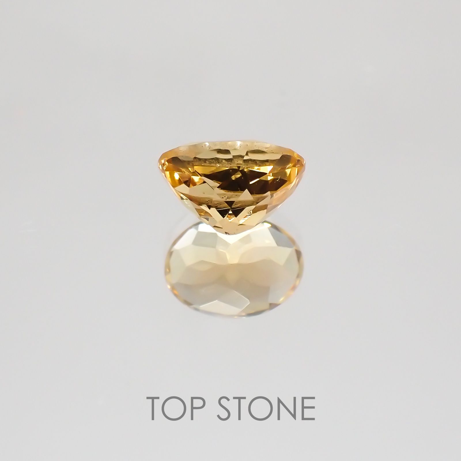 インペリアルガーネット(ヘソナイト)(宝石名ガーネット) スリランカ産 1.16ct 識別済[21038974]7×4.9mm前後
