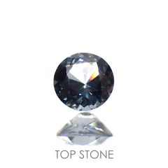 グレイッシュブルースピネル(宝石名スピネル) ビルマ産 0.31ct 識別済[211013475]4.1×4.1mm前後