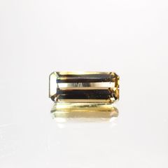 バイカラークリソベリル(宝石名バイカラー・クリソベリル)マダガスカル産 0.70ct 識別済[220114198]7x3.2mm前後