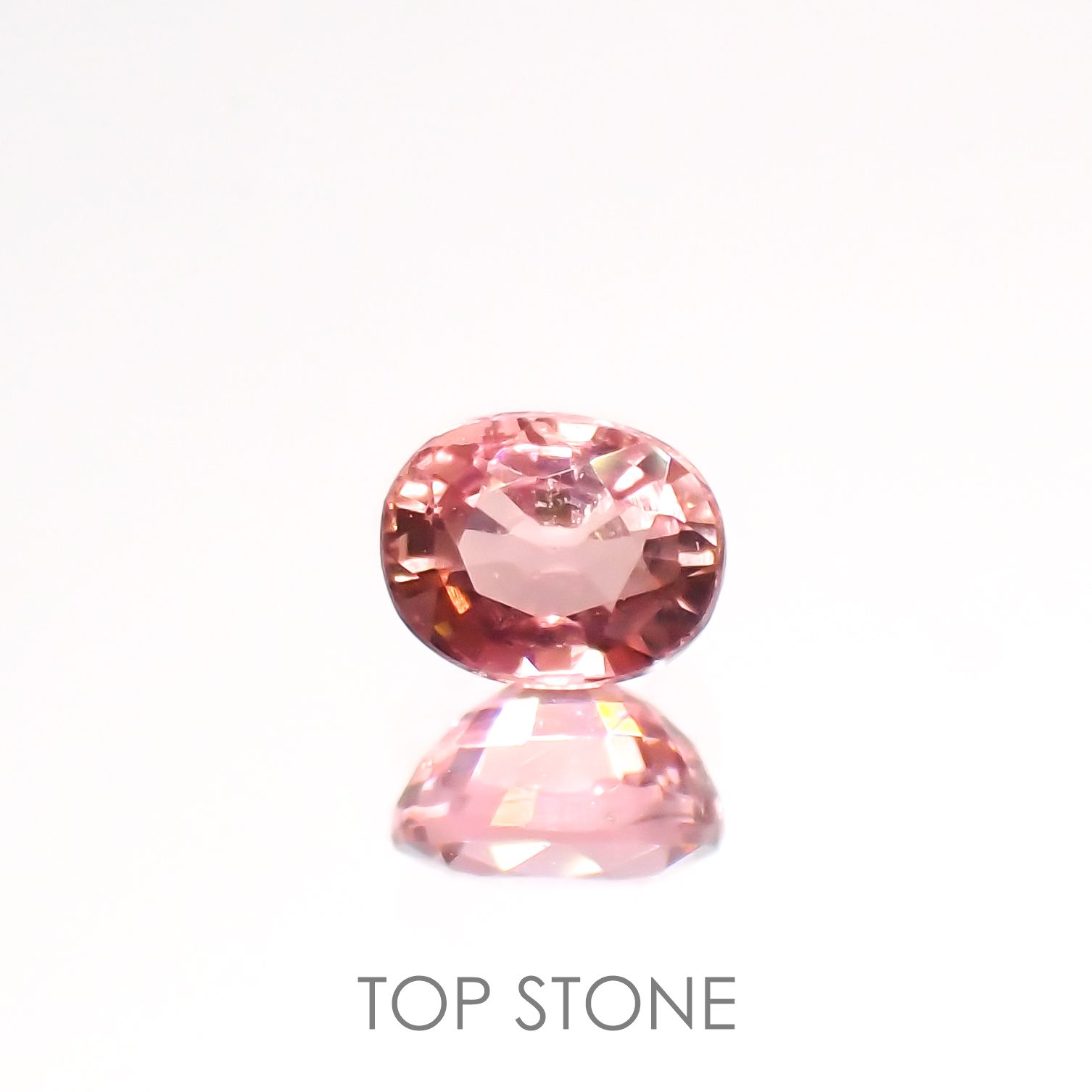 ローズピンクトルマリン(宝石名ピンク・トルマリン)ブラジル/アフリカ産 0.62ct 識別済[220114865]5.5x4.3mm前後