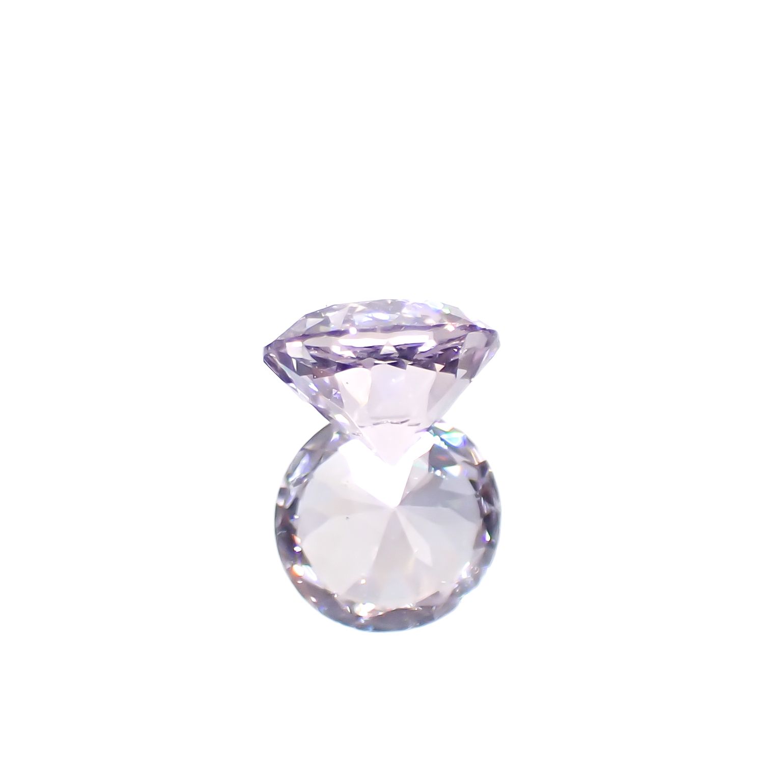 ラベンダースピネル(宝石名スピネル)ビルマ/マダガスカル産 0.93ct 識別済[241029263]6.1x6mm前後