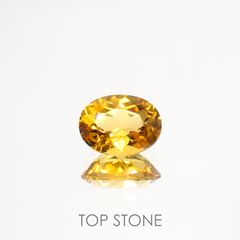 ゴールデンベリル(宝石名ゴールデン・ベリル)ブラジル産 1.11ct 識別済[220115418]8x6mm前後