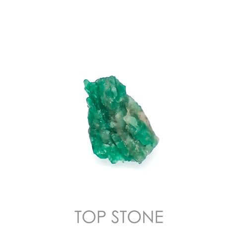 エメラルド原石 コロンビア産 7.68ct[230119914]15.1x11.8mm前後