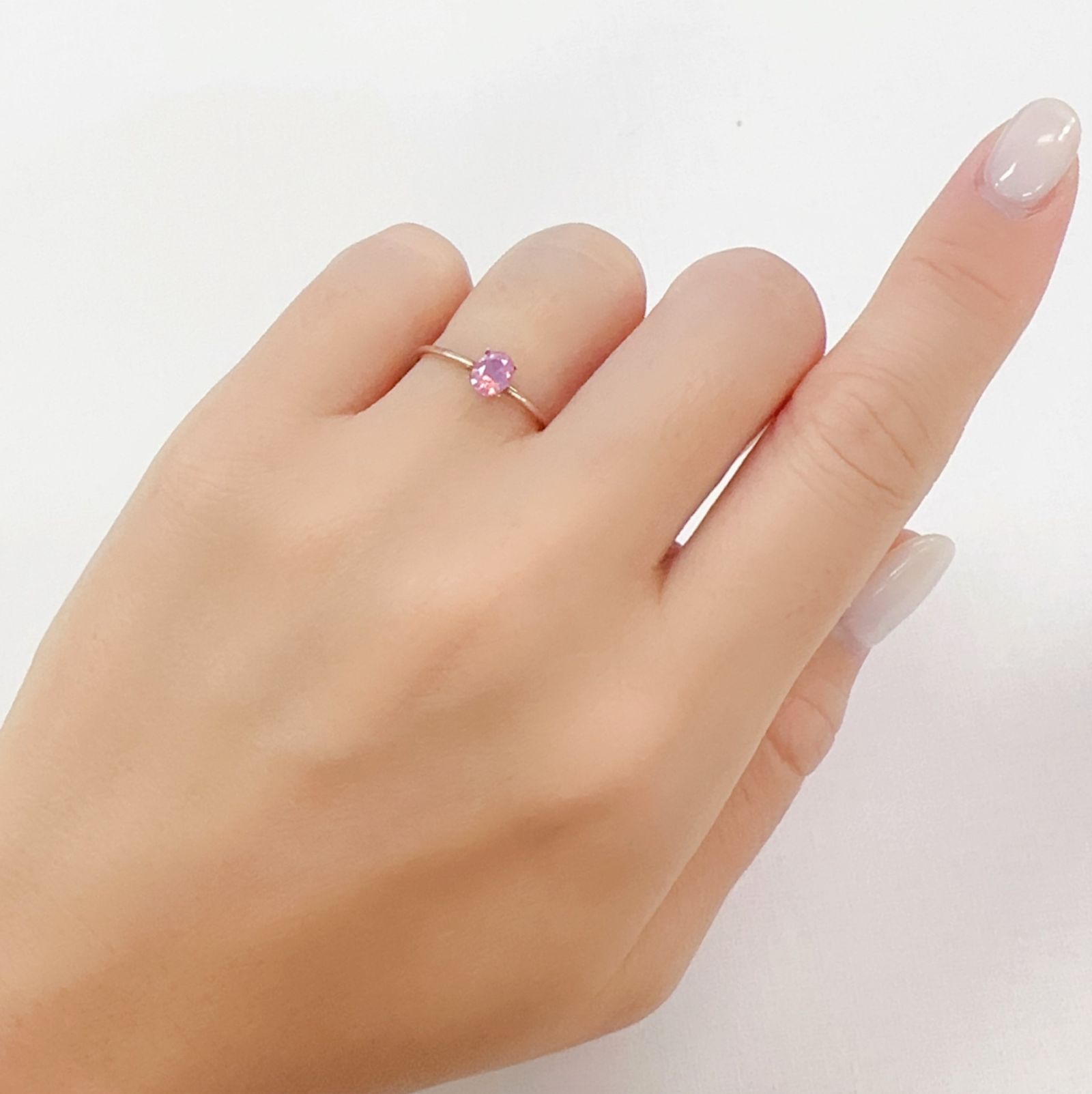 シルキーサファイア 非加熱 ベトナム産 0.44ct[230722794]5.1x4mm前後
