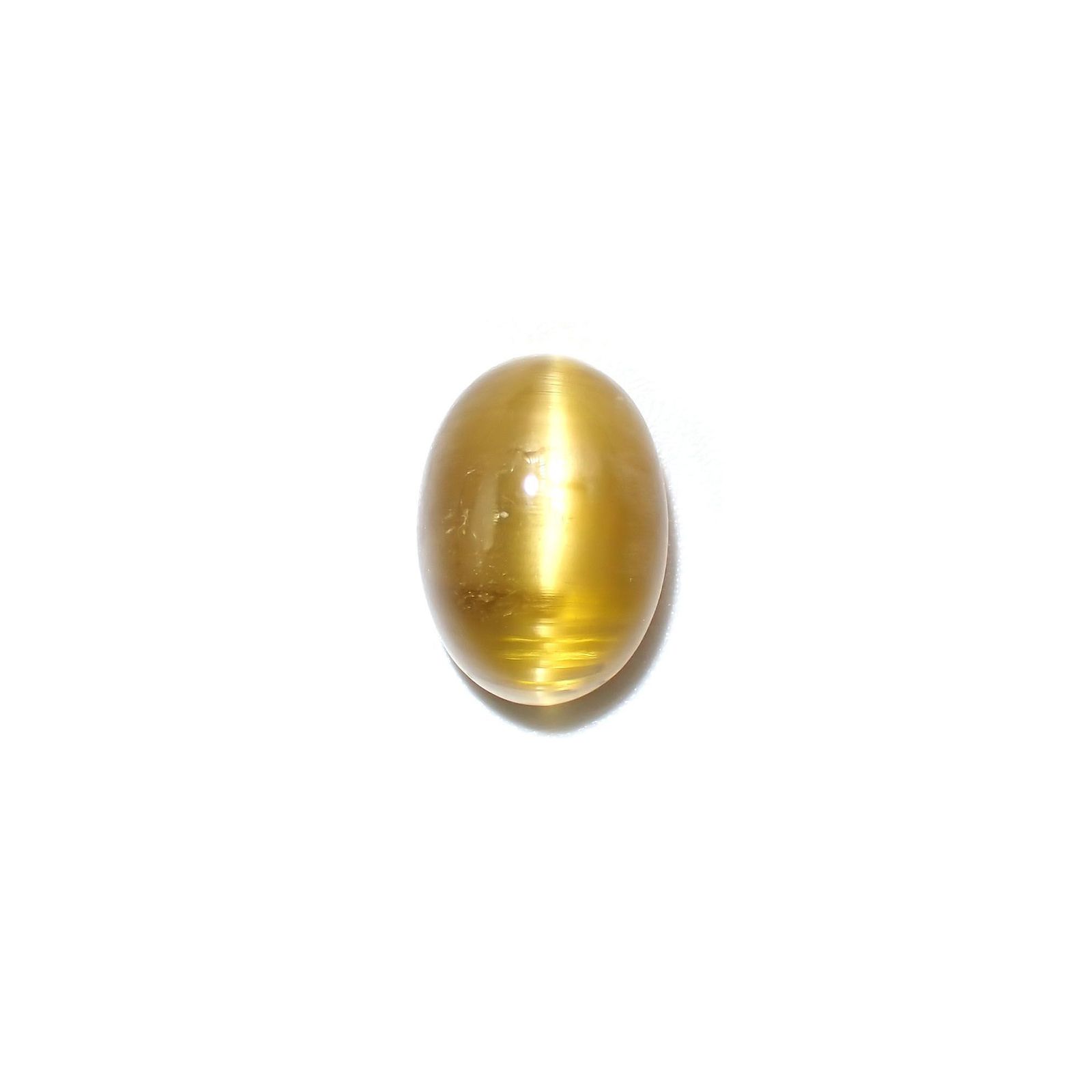 ベリルキャッツアイ(宝石名ベリル・キャッツアイ)ブラジル産 7.425ct ソ付(彩珠)[230522209]14x10mm前後