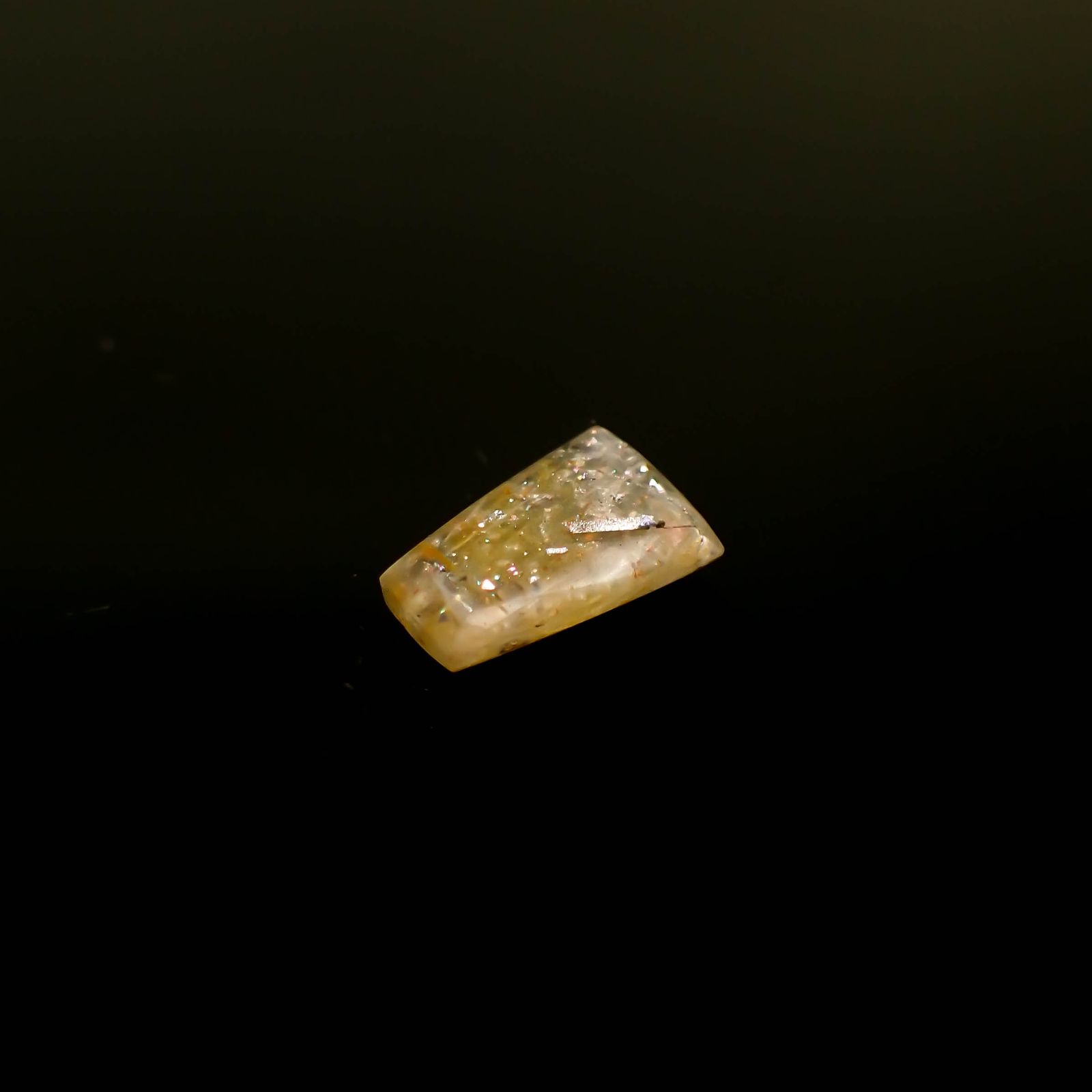 レインボーラティスサンストーン オーストラリア産 3.27ct[231225240]13.1x8.6mm前後