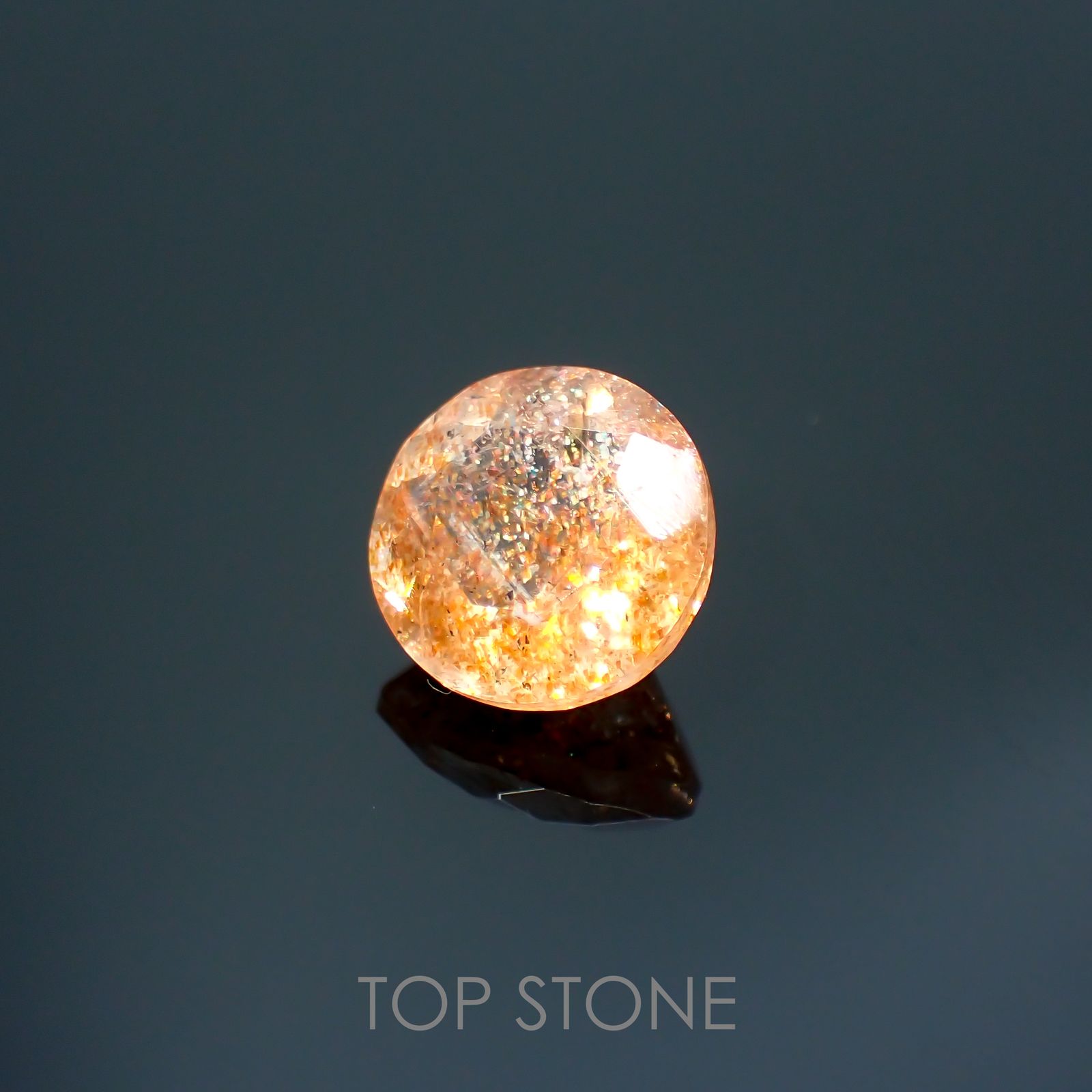 イリュージョンサンストーン インド産 2.61ct[220114208]9x9mm前後