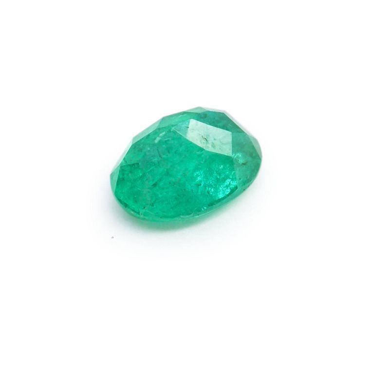パライバトルマリン(宝石名トルマリン/別名パライバ・トルマリン) ブラジル産 0.603ct ソ付(宝貴協)[19111755]5.8×4.4mm前後