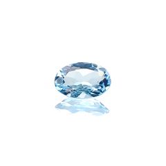 アクアマリン サンタマリアカラー(宝石名アクアマリン)モザンビーク産 識別済 0.35ct / 6.1x4mm前後 [260622259]