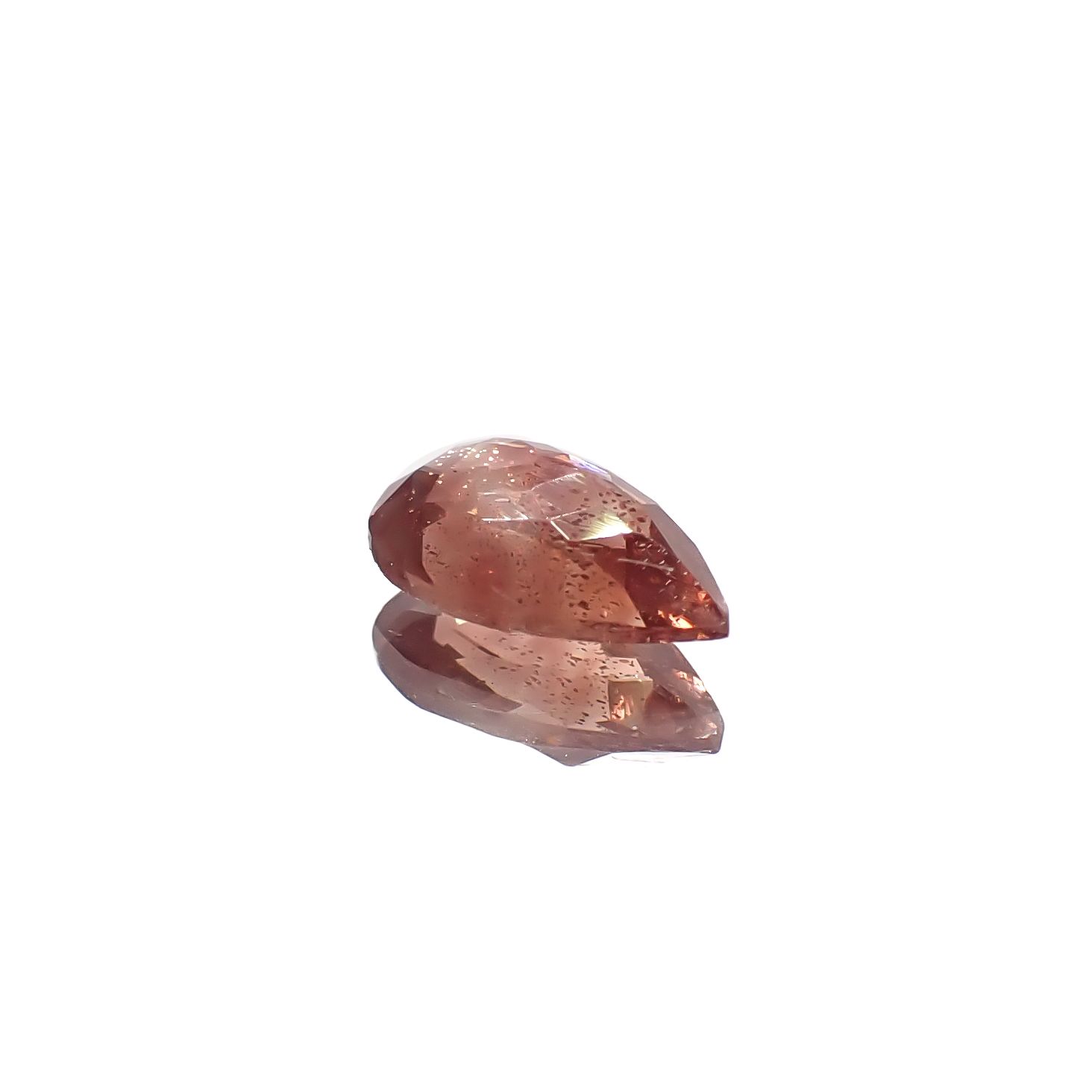 オレゴンサンストーン アメリカ・オレゴン州産 0.68ct[240627876]7.9x5mm前後